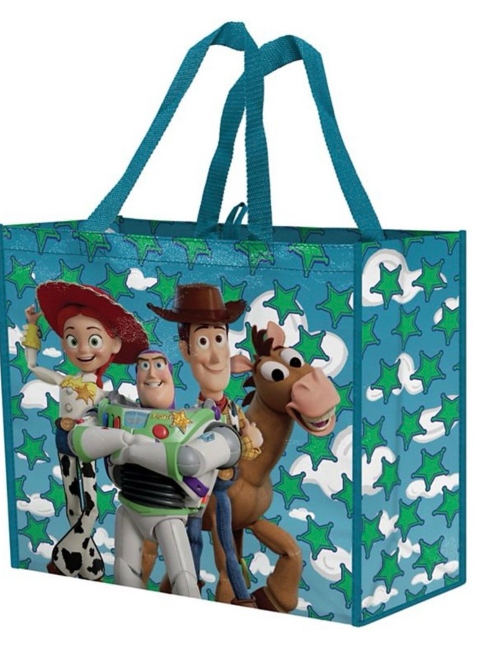 Disney Pixar Toy Story Reusable Tote Bag Woody Buzz Jessie Bullseye Brand New